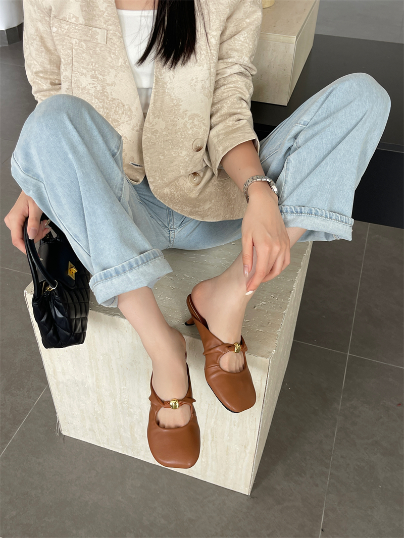 2025 New High Heel Slip-On Sandals for Women - Image 2