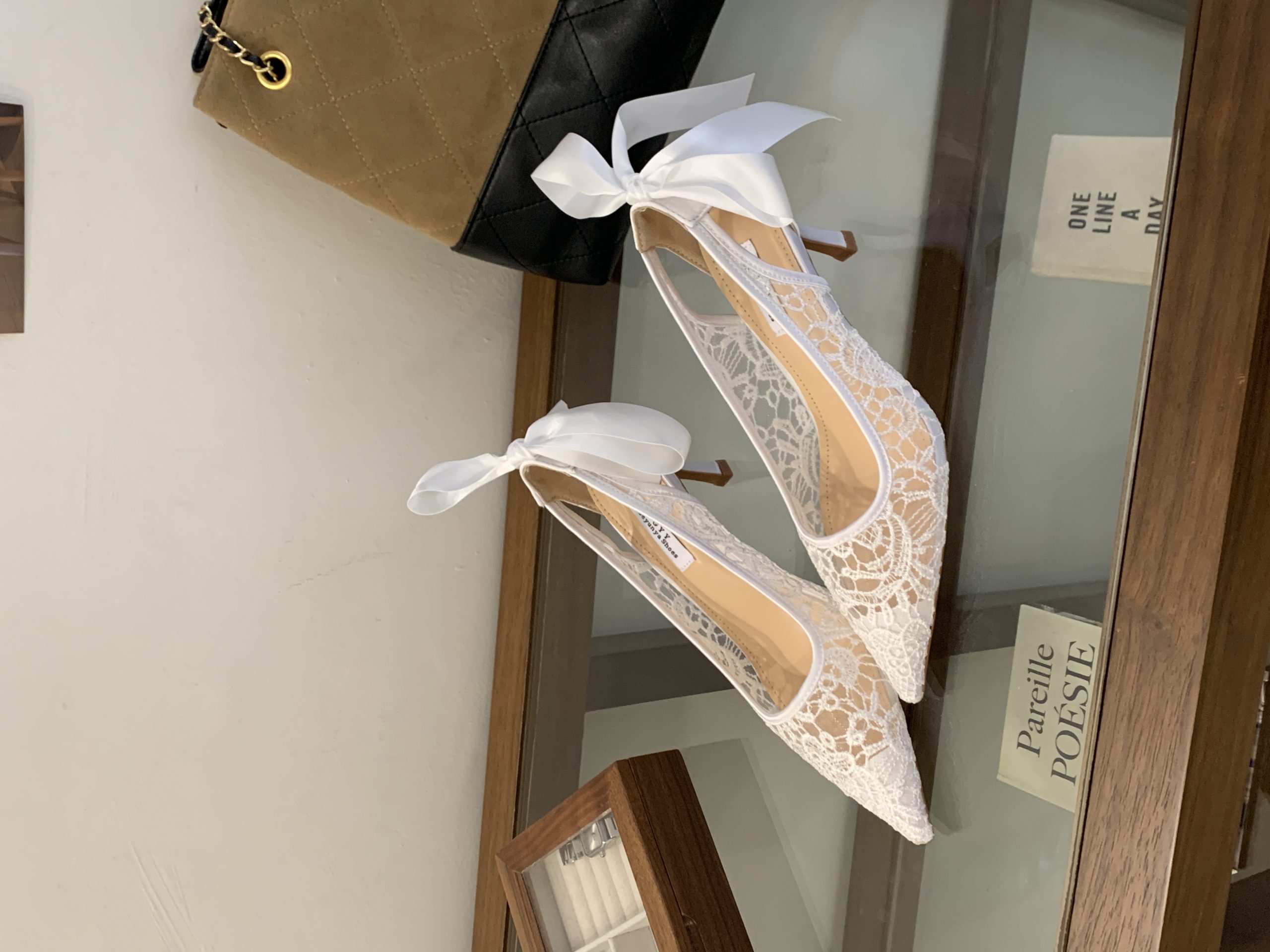 2026 New Pointed Toe Thin High Heel Mesh Women's Wedding Shoes Stock 35-40