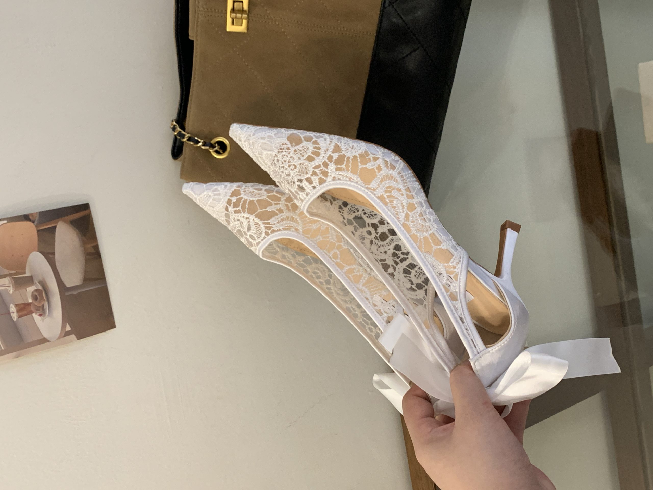 2026 New Pointed Toe Thin High Heel Mesh Women's Wedding Shoes Stock 35-40 - Image 4